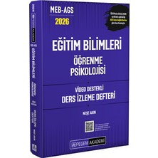 Pegem Akademi Yayıncılık 2026 MEB AGS Eğitim Bilimleri Öğrenme Psikolojisi Video Destekli