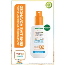 Aesco Garnier Ambre Solaire Sensitive Advanced Güneş Koruyucu Çocuk Sprey GKF50+ 200ML