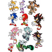 Bsb Sonic Sticker Telefon Laptop Notebook Tablet Defter Matara Stiker Etiket ST685