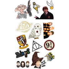Bsb Harry Potter Sticker Telefon Laptop Notebook Tablet Defter Matara Stiker Etiket ST1040