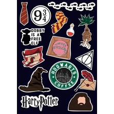 Bsb Harry Potter Sticker Telefon Laptop Notebook Tablet Defter Matara Stiker Etiket ST420