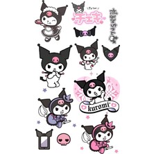 Bsb Kuromi Sticker Telefon Laptop Notebook Tablet Defter Matara Stiker Etiket ST145