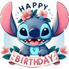 Bsb Lilo ve Stitch Sticker Telefon Laptop Notebook Tablet Defter Matara Stiker Etiket ST934