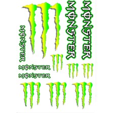 Bsb Monster Sticker Telefon Laptop Notebook Tablet Defter Matara Stiker Etiket ST391
