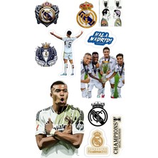 Bsb Real Madrid Sticker Telefon Laptop Notebook Tablet Defter Matara Stiker Etiket ST1181