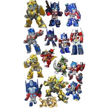 Bsb Robot Sticker Telefon Laptop Notebook Tablet Defter Matara Stiker Etiket ST1565