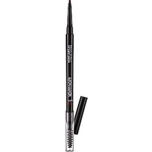Aesco Ultra Thin Fırça Başlıklı & Asansörlü Ucu Ince Kaş Kalemi 003 Brown