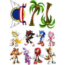 Bsb Sonic Sticker Telefon Laptop Notebook Tablet Defter Matara Stiker Etiket ST698