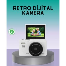 Nevamel® Wifi Bağlantılı 5k Ultra Hd Dijital Kamera 75MP Otofokus