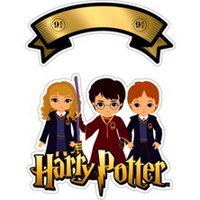 Bsb Harry Potter Sticker Telefon Laptop Notebook Tablet Defter Matara Stiker Etiket ST1085