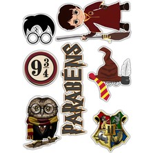 Bsb Harry Potter Sticker Telefon Laptop Notebook Tablet Defter Matara Stiker Etiket ST193