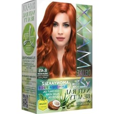 Aesco Maxx Deluxe Natural Beauty Amonyaksız Set Saç Boyası 8.45 Tarçın Bakır