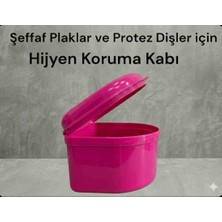 Vulli Diş Plak Kabı Protez Kutusu 1 Adet Büyük Boy Çeşitli Renkler