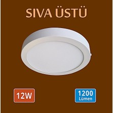 Erbay 12W Sıva Üstü LED Spot (Beyaz)