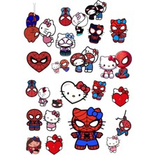 Bsb Baby Spiderman Sticker Telefon Laptop Notebook Tablet Defter Matara Stiker Etiket ST729