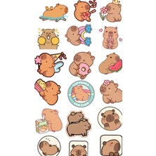 Bsb Capybara Sticker Telefon Laptop Notebook Tablet Defter Matara Stiker Etiket ST1776