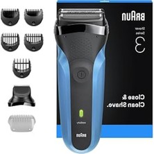 Aesco Braun Series 3 Elektrikli Sakal Şekillendirici ve Tıraş Makinesi, Islak ve Kuru, 310BT