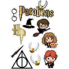 Bsb Harry Potter Sticker Telefon Laptop Notebook Tablet Defter Matara Stiker Etiket ST179