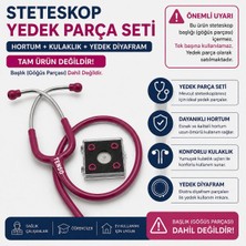 Stetoskop Yedek Hortum Seti (Göğüs Parçası Hariç) I Hortum + Kulaklık (Başlık Hariç)