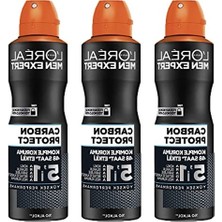 Aesco L’oréal Paris 3'lü Men Expert Carbon Protect Anti-Perspirant Deodorant Seti