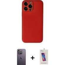 İlk El Grup Pilelistore™ iPhone 13 Pro Max Kılıf Yadigar Klasik - Siyah Joko 5d Cam + Neon Fosforlu Kamera Lens - Bz