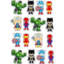 Bsb Avengers Sticker Telefon Laptop Notebook Tablet Defter Matara Stiker Etiket ST332
