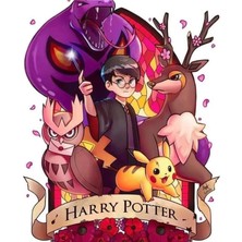 Bsb Harry Potter Sticker Telefon Laptop Notebook Tablet Defter Matara Stiker Etiket ST691