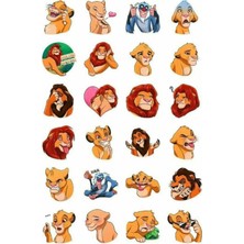 Bsb Aslan Kral Sticker Telefon Laptop Notebook Tablet Defter Matara Stiker Etiket ST347