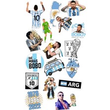 Bsb Arjantin Sticker Telefon Laptop Notebook Tablet Defter Matara Stiker Etiket ST1371