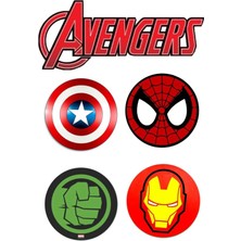 Bsb Avangers Sticker Telefon Laptop Notebook Tablet Defter Matara Stiker Etiket ST680