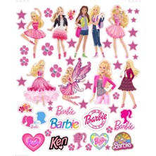 Bsb Barbie Sticker Telefon Laptop Notebook Tablet Defter Matara Stiker Etiket ST155