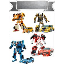 Bsb Trans Formers Sticker Telefon Laptop Notebook Tablet Defter Matara Stiker Etiket ST424