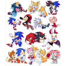 Bsb Sonic Sticker Telefon Laptop Notebook Tablet Defter Matara Stiker Etiket ST517