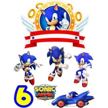Bsb Sonic Sticker Telefon Laptop Notebook Tablet Defter Matara Stiker Etiket ST776