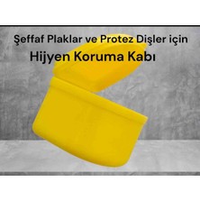 Vulli Diş Plak Kabı Protez Kutusu 1 Adet Büyük Boy Çeşitli Renkler