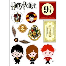 Bsb Harry Potter Sticker Telefon Laptop Notebook Tablet Defter Matara Stiker Etiket ST184