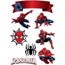 Bsb Spiderman Sticker Telefon Laptop Notebook Tablet Defter Matara Stiker Etiket ST147