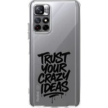 TechTree Redmi 10 Uyumlu Crazy Trust Baskılı Silikon Kılıf