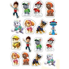 Bsb Paw Patrol Sticker Telefon Laptop Notebook Tablet Defter Matara Stiker Etiket ST783