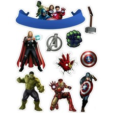 Bsb Avengers Sticker Telefon Laptop Notebook Tablet Defter Matara Stiker Etiket ST690