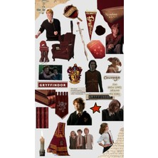 Bsb Harry Potter Sticker Telefon Laptop Notebook Tablet Defter Matara Stiker Etiket ST1139