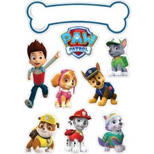 Bsb Paw Patrol Sticker Telefon Laptop Notebook Tablet Defter Matara Stiker Etiket ST746