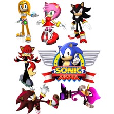 Bsb Sonic Sticker Telefon Laptop Notebook Tablet Defter Matara Stiker Etiket ST771