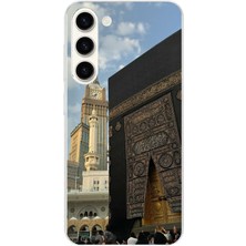 TechTree Samsung Galaxy S24 Plus Uyumlu Manevi Huzur Kabe Kapısı Umre Baskılı Silikon Kılıf