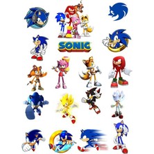 Bsb Sonic Sticker Telefon Laptop Notebook Tablet Defter Matara Stiker Etiket ST798