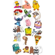 Bsb Anime Sticker Telefon Laptop Notebook Tablet Defter Matara Stiker Etiket ST1077