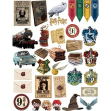 Bsb Harry Potter Sticker Telefon Laptop Notebook Tablet Defter Matara Stiker Etiket ST725
