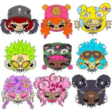Bsb Anime Sticker Telefon Laptop Notebook Tablet Defter Matara Stiker Etiket ST1731