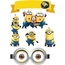 Bsb Minions Sticker Telefon Laptop Notebook Tablet Defter Matara Stiker Etiket ST617