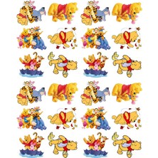 Bsb Winnie The Pooh Sticker Telefon Laptop Notebook Tablet Defter Matara Stiker Etiket ST1103